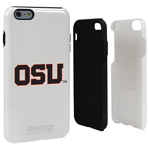 Guard Dog Collegiate Hybrid Case for iPhone 6 Plus / 6s Plus  Oregon State Beavers  White