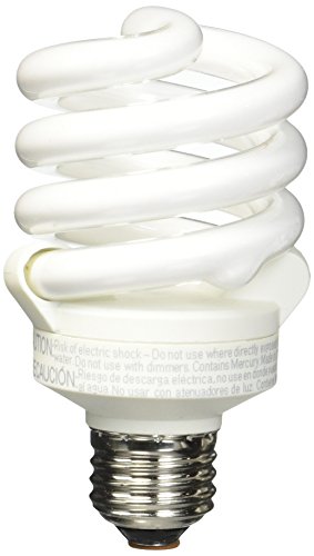 TCP 48918 CFL Pro A - Lamp - 75 Watt Equivalent (18W) Soft White (2700K) Full Spring Lamp Light Bulb