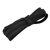 Aexit Polyolefin Heat Electrical equipment Shrinkable Tube Wire Wrap Cable Sleeve 6 Meters Long 8mm Inner Dia Black