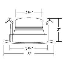 Load image into Gallery viewer, NICOR Lighting 4 inch Black Recessed Baffle Trim for MR16 Bulb (14002BK)
