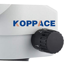 Load image into Gallery viewer, KOPPACE 3.5X-45X Binocular Stereo Microscope,WF10X/20 Eyepieces,Mobile Phone Repair Microscope,Upper and Lower LED Light Source,Includes 0.5X Barlow Lens
