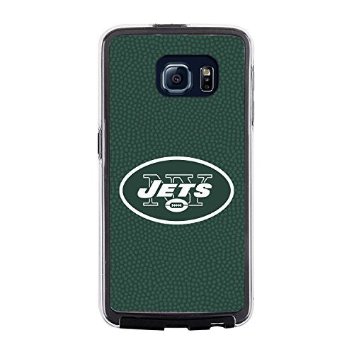 NFL New York Jets Phone CaseTeam Color Football Pebble Grain Feel Samsung Galaxy S6, Team Colors, One Size