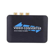 Load image into Gallery viewer, New Portable 1080P / 720P CVBS + S-Video + R/L Audio to HDMI Converter for HDTV STB DVD Projector
