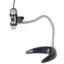 Load image into Gallery viewer, Dino-Lite AM4111T-MS22B 1.3MP 10x-50x, 220x Handheld Digital Microscope + Gooseneck Stand
