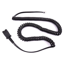 Load image into Gallery viewer, Headset Cable 26716-01 to Connect Cisco Phones&#39; RJ9 Modular Jack and Compatible with Plantronics H Series Quick Disconnect Headsets
