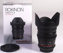Load image into Gallery viewer, Rokinon Cine DS DS24M-C 24mm T1.5 ED AS IF UMC Full Frame Cine Wide Angle Lens for Canon EF
