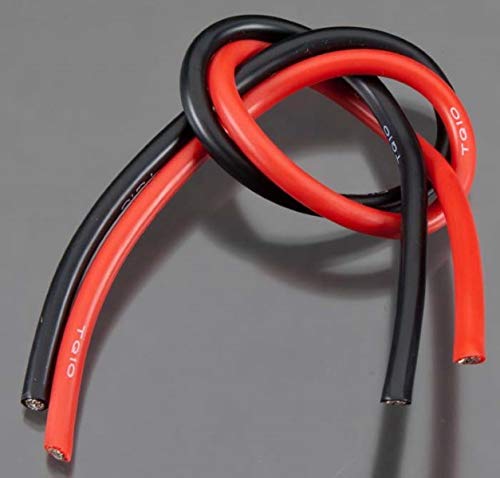 TQ WIRE PRODUCTS 1102 10 Gauge Wire 1' Power Wire Kit Black/Red