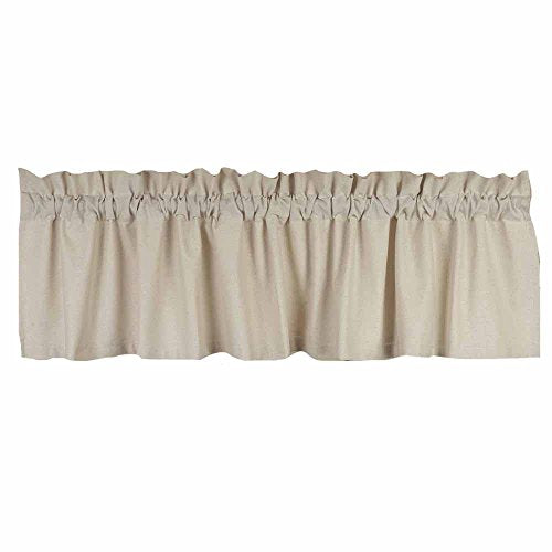 Home Collection by Raghu Osenburg Cream Valance, 72 by 15.5