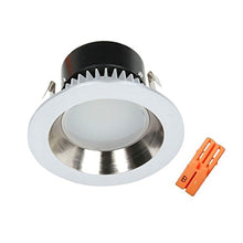 Load image into Gallery viewer, LED Retrofit Reflector Trim with Title 24 Converter for 4-Inch Recessed Cans
