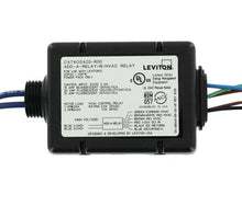 Load image into Gallery viewer, Leviton OSA20-RA0 HVAC Relay 0.5A 125VAC 1.0A 30VDC, 15A INC 20A FL 120/277VAC 15A FL 347VAC, Add-A-Relay for Occupancy Sensor, Black
