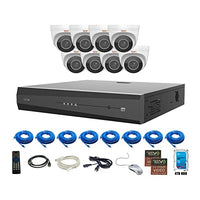 Revo Ultra HD Plus 16 Ch. NVR Surveillance System with 8 Audio Capable Motorized Cameras