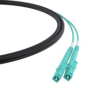 50Force 110m LC/LC 2-Strand OM3 Multimode 50/125 10GB Indoor/Outdoor Plenum Rated Fiber Cable with 18