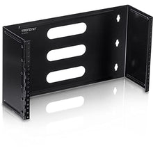 Load image into Gallery viewer, TRENDnet 6U 19-inch Hinged Wall Mount Bracket for Patch Panels and PDU Power Strips, TC-WP6U, Supports EIA-310, Steel Construction, Use with TRENDnet TC-P24C6 &amp; TC-P16C6 Patch Panels (sold separately)
