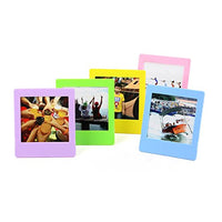 Clover Colorful Photo Decor Borders Stand Photo Frame Set for Fujifilm Instax Spuare SQ10 SQ6 SP3 Camera Films