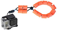 RetiCAM Floating Wrist Strap for Waterproof GoPro and Cameras - Premium Float for Underwater Devices - WS20 MiniTubes, Orange