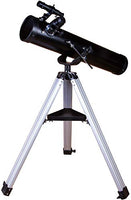 Levenhuk Skyline Base 100S Telescope  Easy-to-Use Newtonian Reflector for Beginners, Producing Sharp, Clear and Detailed Image