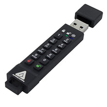 Load image into Gallery viewer, Apricorn Aegis Secure Key 3Z 32GB 256-bit AES XTS Hardware Encrypted FIPS 140-2 Level 3 Validated Secure USB 3.0 Flash Drive (ASK3Z-32GB)
