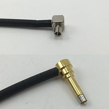 Load image into Gallery viewer, 12 inch RG188 TS9 ANGLE MALE to MS156 Male Angle Long Pigtail Jumper RF coaxial cable 50ohm Quick USA Shipping
