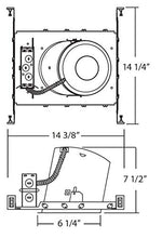 Load image into Gallery viewer, NICOR Lighting 6 inch Sloped Recessed Housing for New Construction Applications, IC-Rated (17022A)
