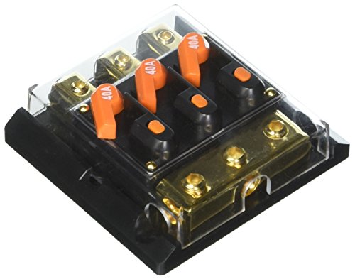 PYLE PLDS30 Triple 40 Amp In-Line Circuit Breaker