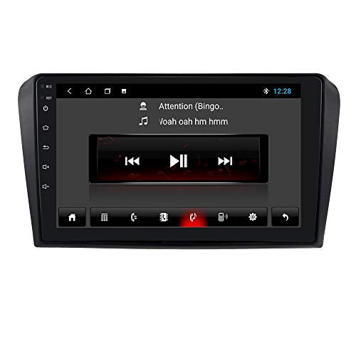 Android 10 Car Stereo Radio Fit for Mazda 3 2004 2005 2006 2007 2008 2009 + 9 Inch HD Touch Screen Car Video Player GPS Navigation Bluetooth WiFi Support Backup Rear View Camera