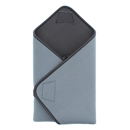 CamDesign 3mm Flexible Neoprene Equipment Protective Lens Wrap Wrap Cloth-Scratch Proof Dust Proof Camera DSLR Wrap Compatible with Canon,Nikon,Pentax,Sony,Panasonic,Fujifilm (15 inch x 15 inch, Gray)