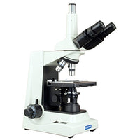 OMAX 40X-1000X Advanced Trinocular Compound Microscope with Plan Field Objectives and LED Light
