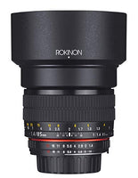 Rokinon 85M-P 85mm f/1.4 Aspherical Lens for Pentax (Black)