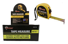 Load image into Gallery viewer, Max Force Diamond Visions 2220714 25 Foot Tape Measure with Sliding Thumb Lock and Auto-Return (1 Tape Measure)

