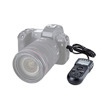 Load image into Gallery viewer, JJC Intervalometer Timer Remote Control Shutter Release for Canon EOS Rebel T6 T7 2000D 90D 80D 70D 60D 60Da 77D T8i T7i T6i T6s SL3 SL2 T5i T4i T3i T2i EOS R R6 RP M6 Mark II M5 &amp; More Canon Cameras
