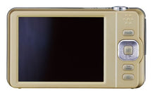 Load image into Gallery viewer, General Imaging Full-HD Digital Camera with 14.4MP, CMOS, 10X Optical Zoom, 3-Inch LCD, 28mm wide angle Lens, and HDMI (Gold) E1410SW-CP

