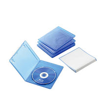 Load image into Gallery viewer, ELECOM Slim CD/DVD/Blu-ray Case 5pcs [Clear Blue] CCD-BLUS105CBU (Japan Import)
