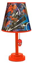 Load image into Gallery viewer, Marvel Spiderman Double Shade Table Kids Lamp With Pull Chain
