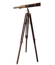Load image into Gallery viewer, Handicraft Nautical Article - collectiblesBuy Royal Vintage Moon Arc Telescope Antique Handmade Tripod Telescopes
