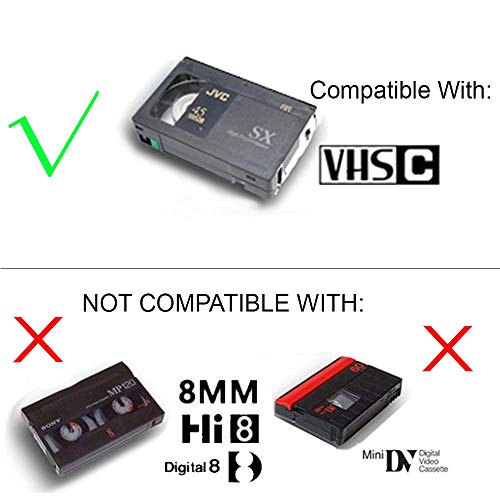 Motorized VHS-C to VHS Cassette Adapter For JVC C-P7U CP6BKU C-P6U  Panasonic PV-P1 RCA VCA115