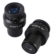Load image into Gallery viewer, KOPPACE One Pair Stereo Microscope Eyepiece WF30X/8 Microscope Eyepieces 30mm Interface Wide-Field High Eye Point Eyepiece
