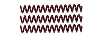 Spiral Binding Coils 7mm (9/32 x 12) 4:1 [pk of 100] Maroon (PMS 188 C)