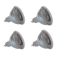 Edearkar MR16 GU5.3 COB LED Light Bulb (4 Pack) AC/DC12V 5W(50W Halogen Light Bulb Equivalent) Dimmable LED Spot Light 3000K Warm White Ultra Bright 12V Recessed Lighting