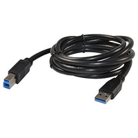 HQRP 6ft USB 3.0 Type A-Male to B-Male (M/M) Cable Compatible with Anker USB3.0 Data Hub, Docking Station Plus HQRP Coaster