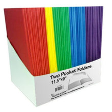 Load image into Gallery viewer, A+Homework Two Pocket Folders - 9&quot; x 11.5&quot; Case Pack 100
