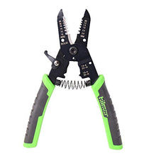 Load image into Gallery viewer, Hilmor 7&quot; Wire Stripper with Rubber Handle Grip, Black &amp; Green, WS7 1885426
