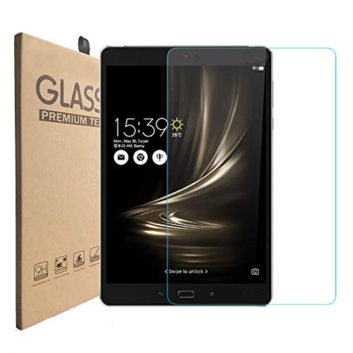 KIQ [3 Pack] Tempered Glass Anti-Scratch 9H Toughness Scratch-Resist Easy-to-Install Self-Adhere GLASS For Asus ZenPad 9.7 3S 10.0 Z500M-C1-SL