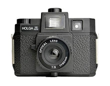 Load image into Gallery viewer, HOLGA 120GCFN Plastic Medium Format Camera with Built-in Flash and Glass Lens, Black (296120)
