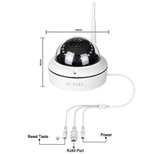 Load image into Gallery viewer, ICAMI HD Security Camera WiFi Dome IP Camera Wireless Home Surveuillance System Audio with Motion Detect (1080P)
