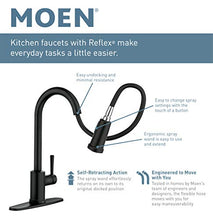 Load image into Gallery viewer, Moen 7185EC Brantford Motionsense Two-Sensor Touchless One-Handle High Arc Pulldown Kitchen Faucet Featuring Reflex, Chrome
