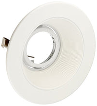 Load image into Gallery viewer, Elco Lighting El1493 W 4&quot; Low Voltage Adjustable Step Baffle Trim,White
