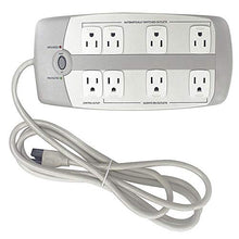 Load image into Gallery viewer, Surge Protector Outlet Strip, 8 ft, Gray
