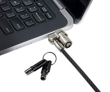 Load image into Gallery viewer, Steel Security Lock  CTA Looped Steel Security Cable Lock with Standard Kensington Lock and Key for Laptops (LT-SC)
