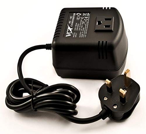 VCT VOD100UK - 100 Watt Step Down Voltage Converter With UK Style Plug For Travel to 220V/240V Countries