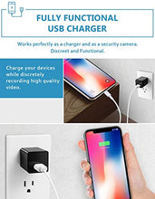 Load image into Gallery viewer, HONBOO Spy Camera USB Charger, 1080p HD Hidden Camera, WiFi Wireless Wall Plug USB Charger [Motion Detection, AC Adapter, Remote App Control] Nanny Camera, Home, Kids, Pet Monitoring Cam
